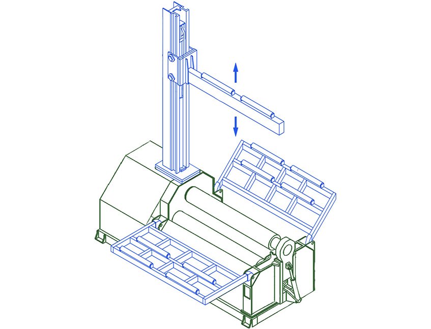 four rollers plate bending machine